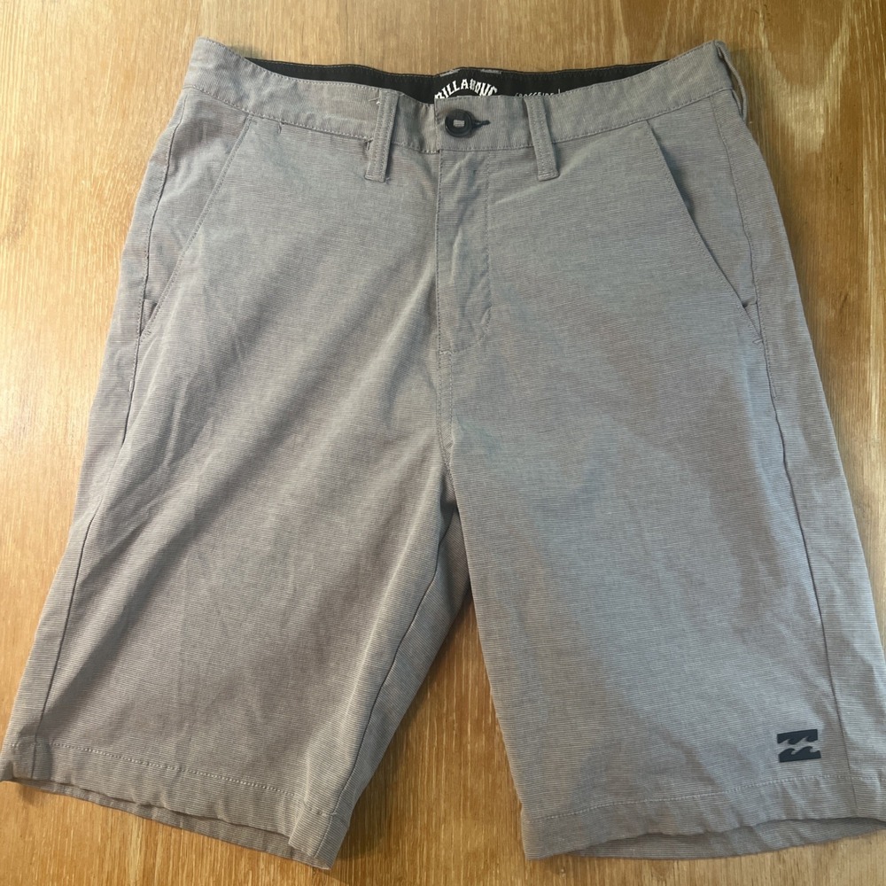 Billabong Shorts Men's Size‎ 28 Grey Crossfire Submersibles Hybrid Casual Beach